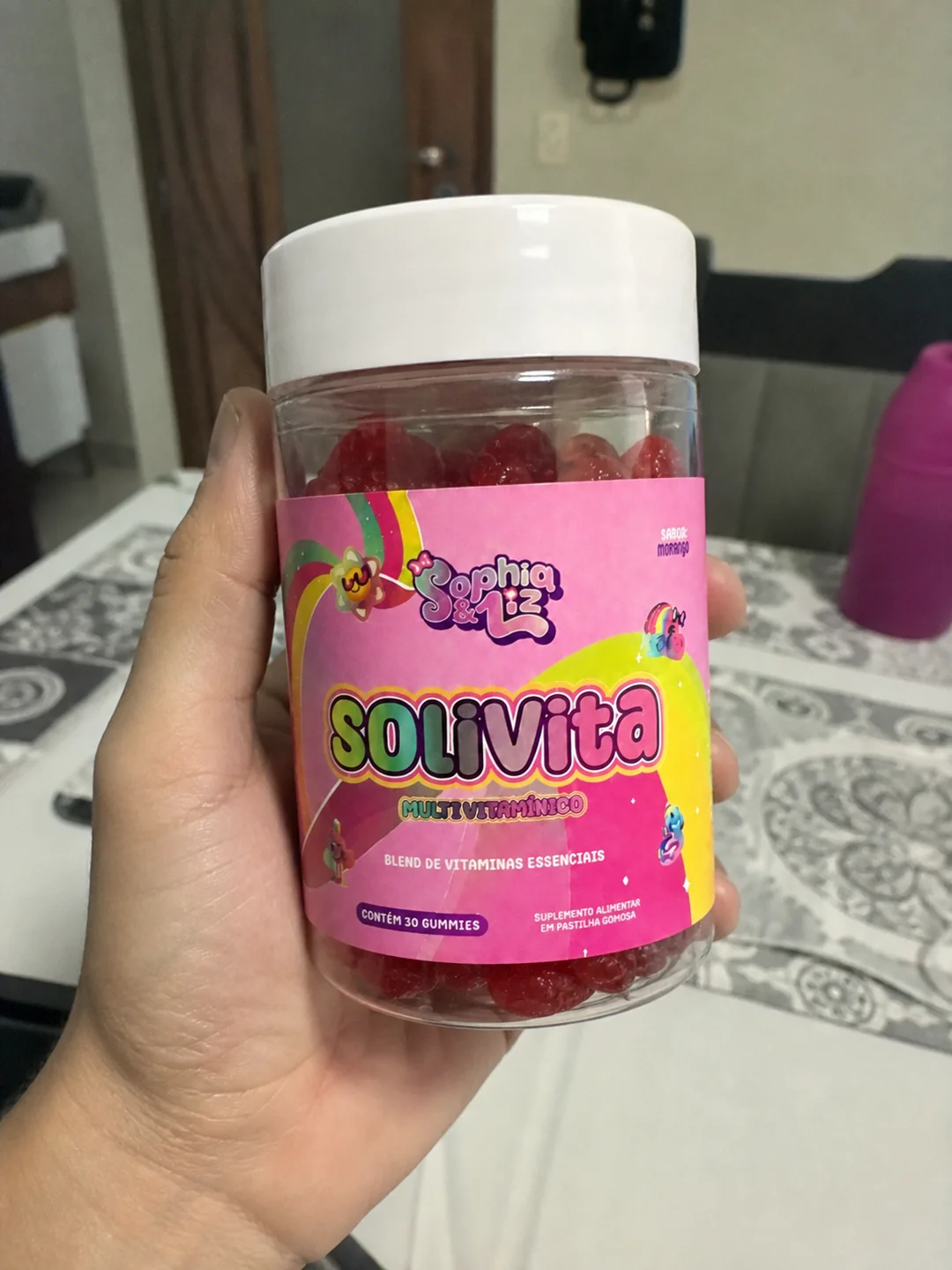 Gummies Solivita de Ômega 3 e Multivitamínico