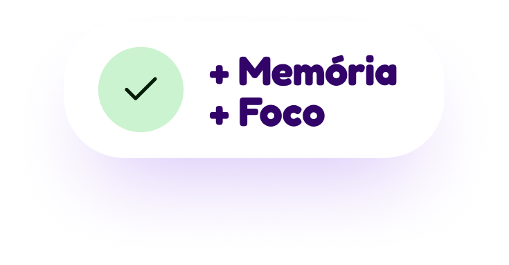 Mais memória e foco